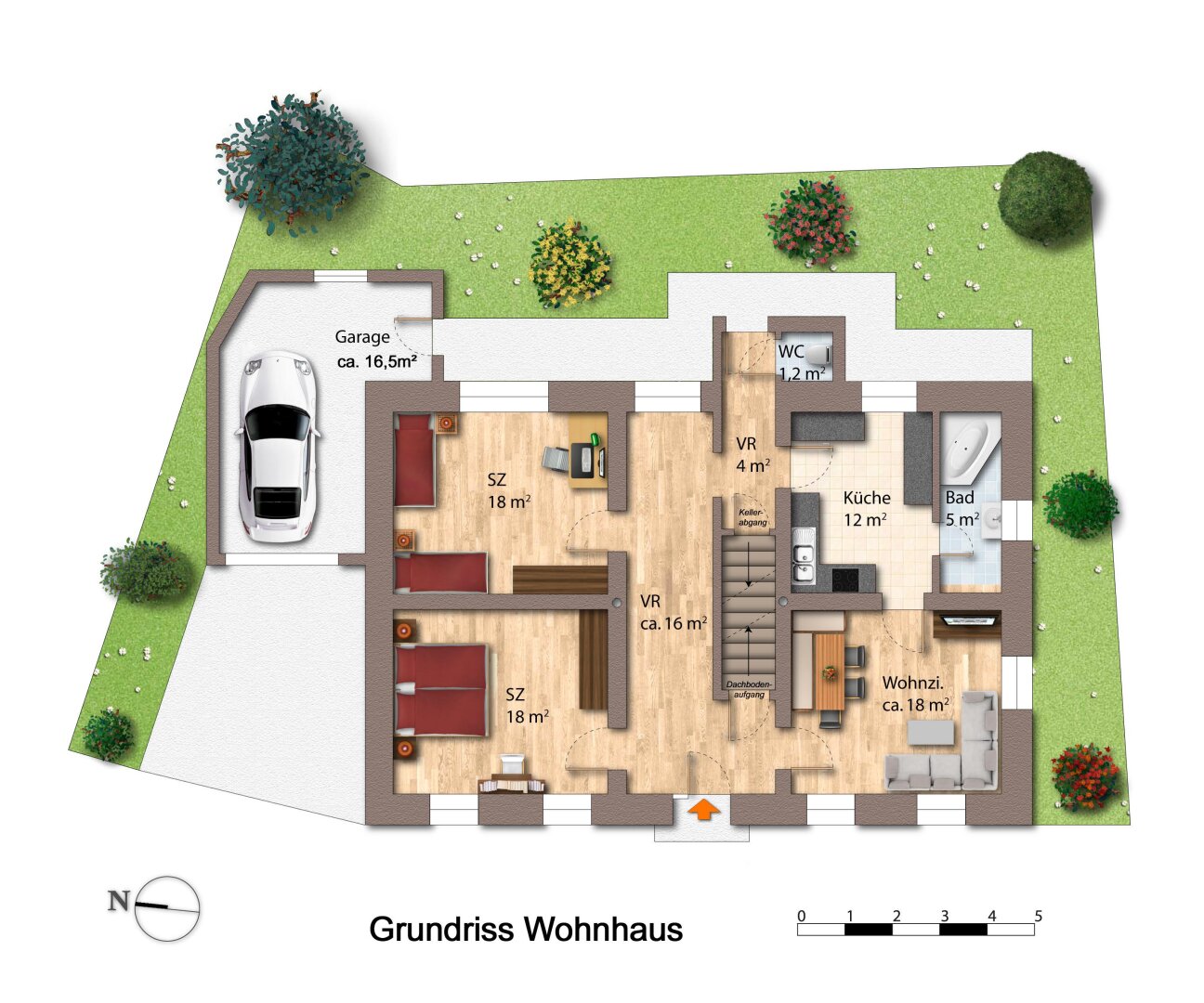 Charmantes Einfamilienhaus im Zentrum von Seitenstetten – saniert, Garage, Terrasse, Fernwärme