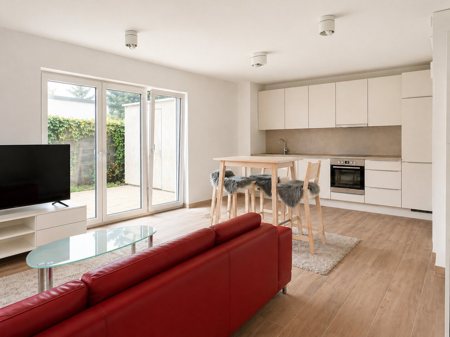Moderne Doppelhaushälfte in Grünruhelage - 4 Zimmer, 2 Bäder, Garten, Terrasse, Stellplatz