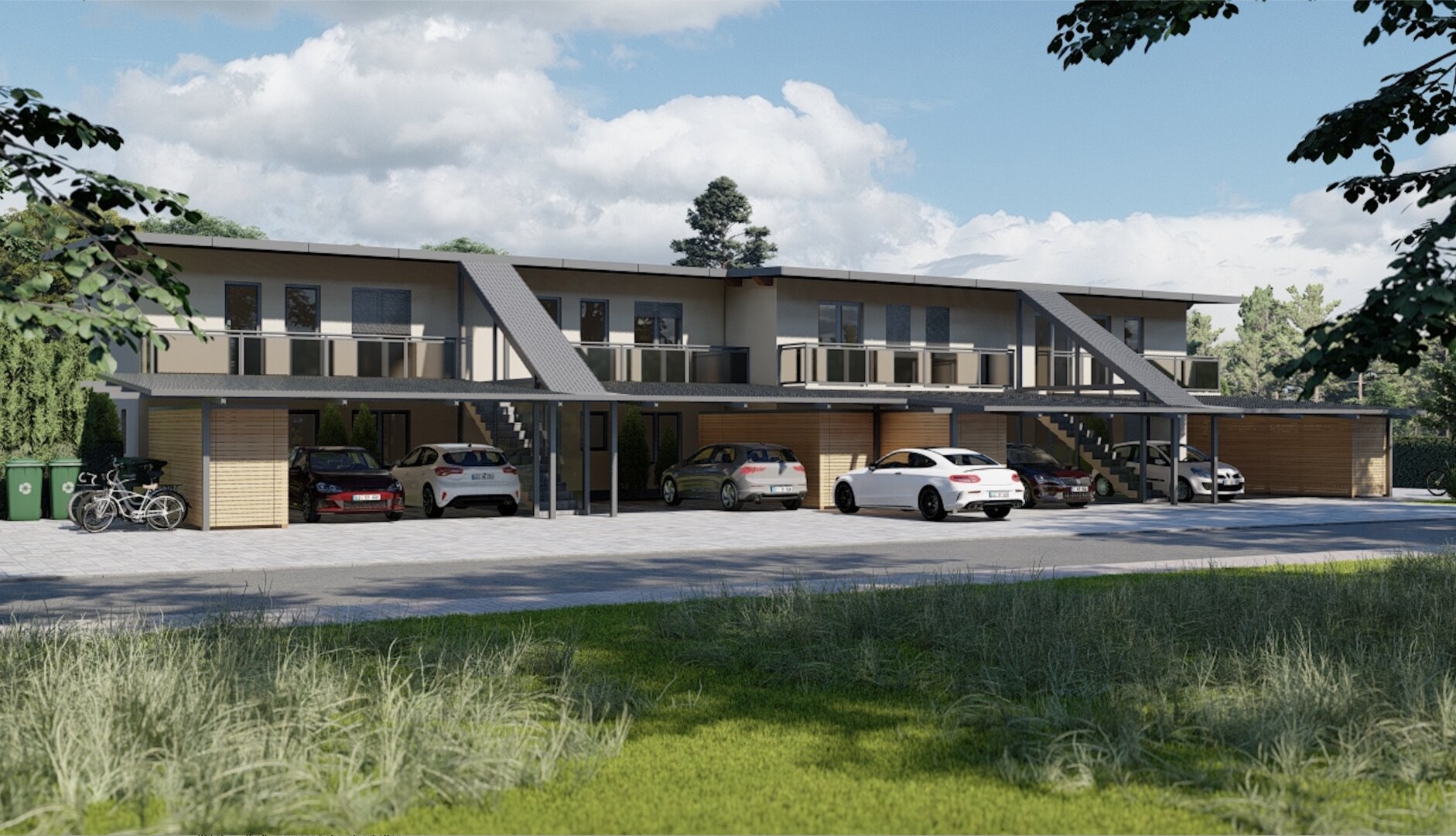 K3 - WUNDERSCHÖNE 3 ZIMMER-WOHNUNG im OG mit großer Terrasse. NEUBAUPROJEKT RESIDENZ ST. MICHAEL Moderne Wohnanlage am Fuße des Magdalensberges.
