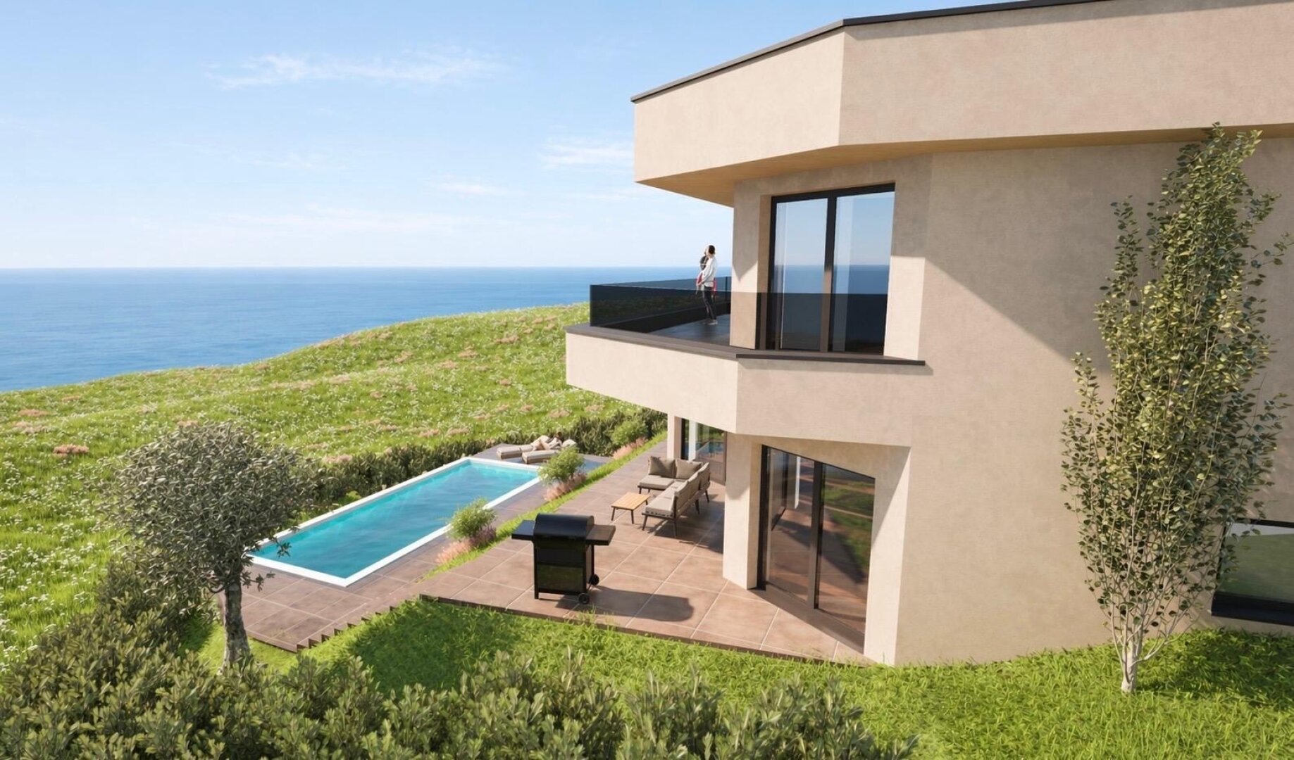 K3 - Neubau - Einfamilienhaus am Attersee mit einzigartigen Seeblick, Pool und highend Ausstattung