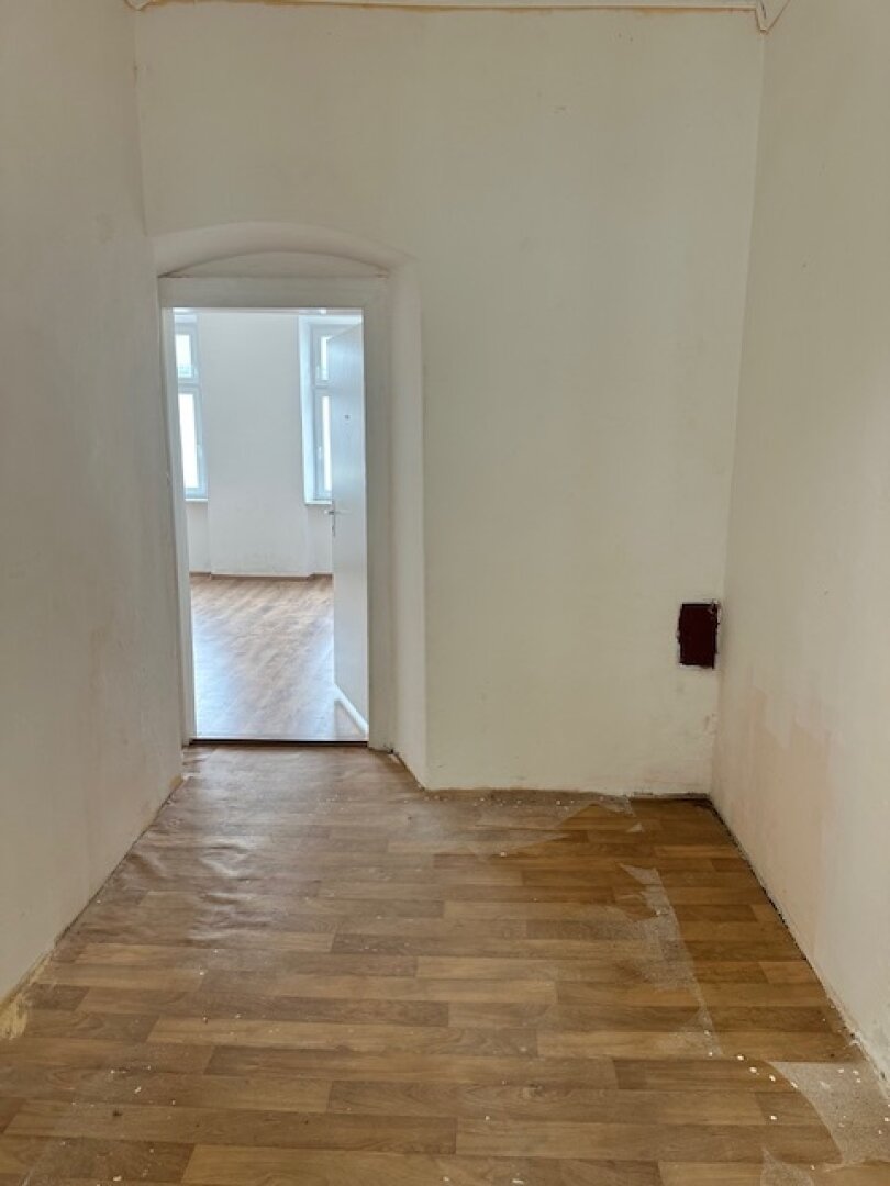 Handwerkerbedürftige 3 Zimmer - U1 Troststraße - Blick auf die Alpengasse - 2 Eingänge möglich!!