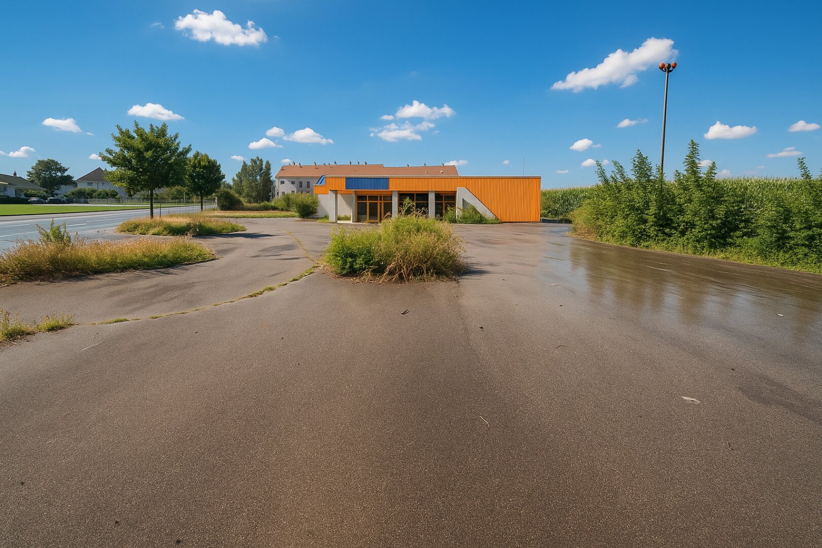 MÖGLICHES WOHN oder GEWERBEPROJEKT - 3500m² Grundstück in Hornstein