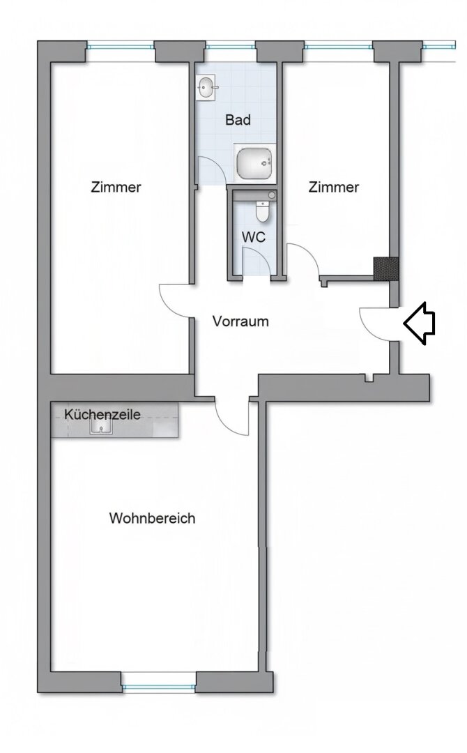Top sanierter Neubau 3 Zimmer 4.Liftstock - ruhige Lage