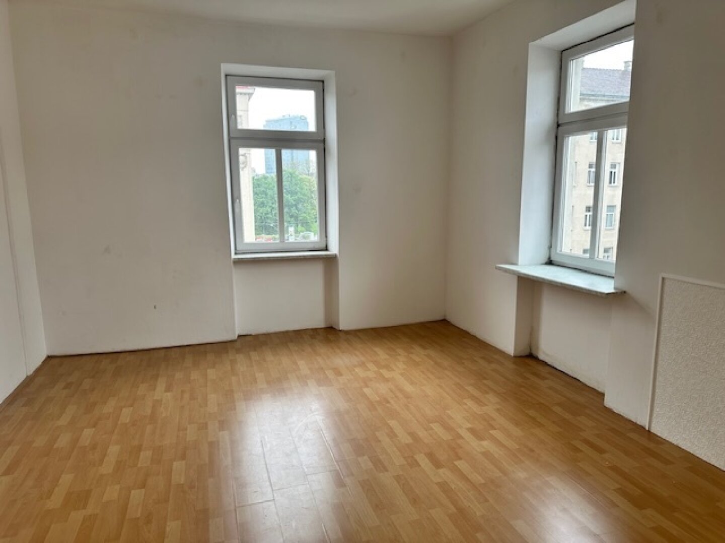 Handwerkerbedürftige 3 Zimmer - U1 Troststraße - Blick auf die Alpengasse - 2 Eingänge möglich!!