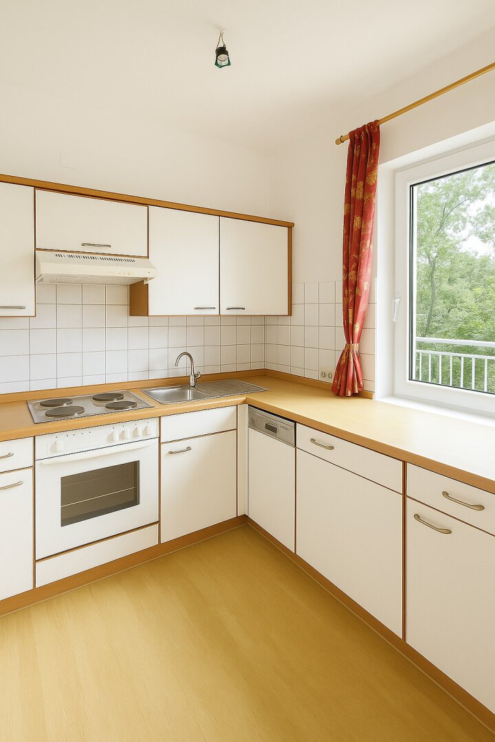 Freundliche 2-Zimmer Wohnung mit großem Balkon und Ausblick ins Grüne - Gründberghof Top 17