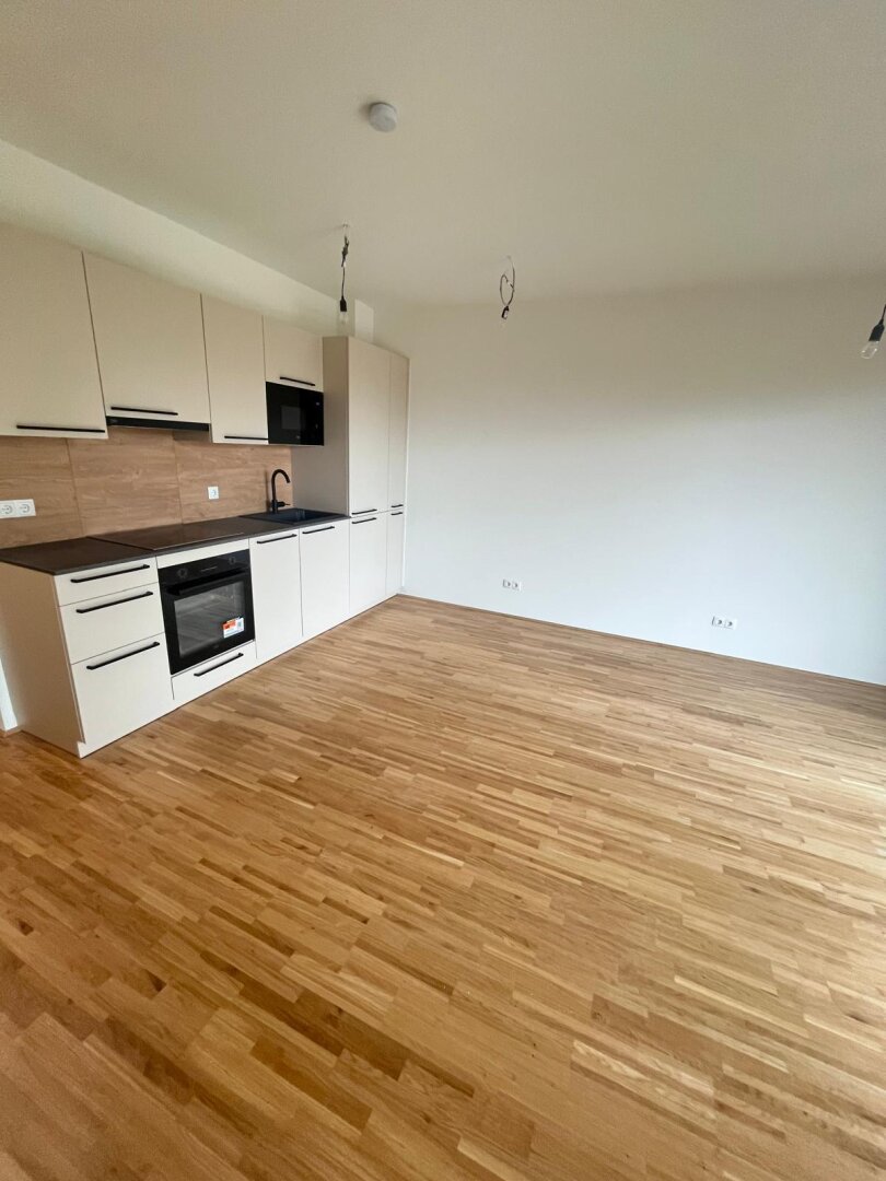 ERSTBEZUG : Überaus elysische Eineinhalbzimmerwohnung mit Tiefgaragrenplatz und Balkon im Bezirk St. Peter, zur Miete!