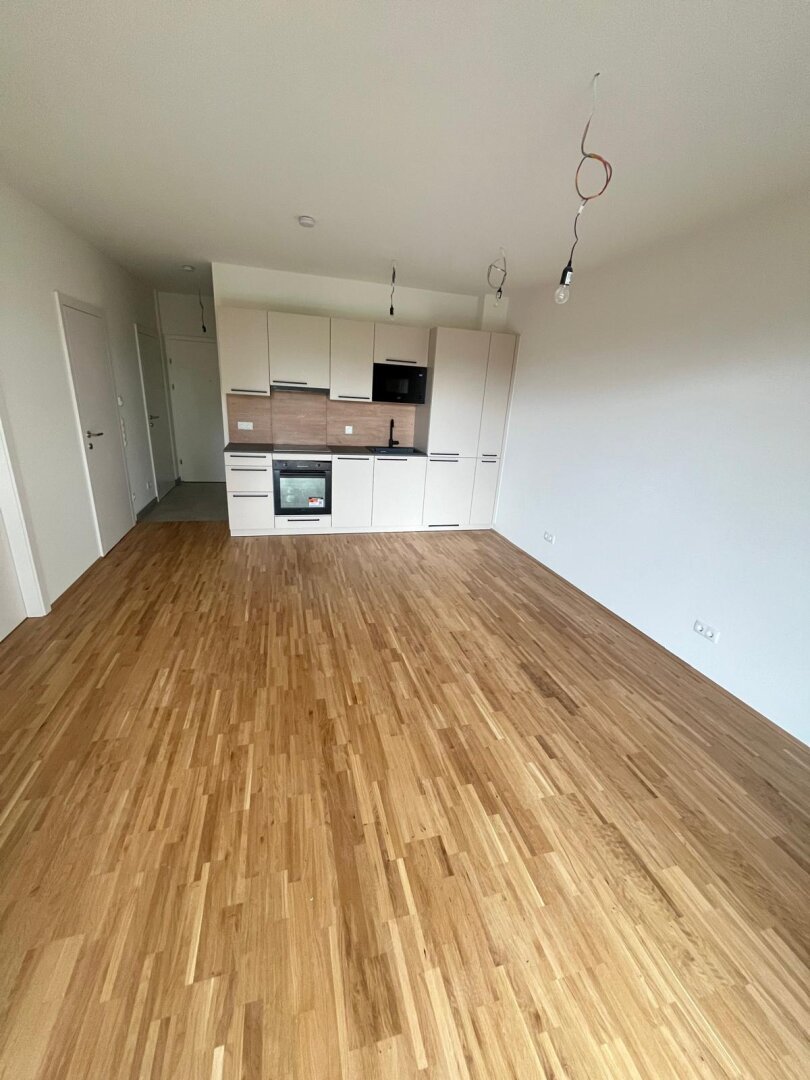 ERSTBEZUG : Überaus elysische Eineinhalbzimmerwohnung mit Tiefgaragrenplatz und Balkon im Bezirk St. Peter, zur Miete!