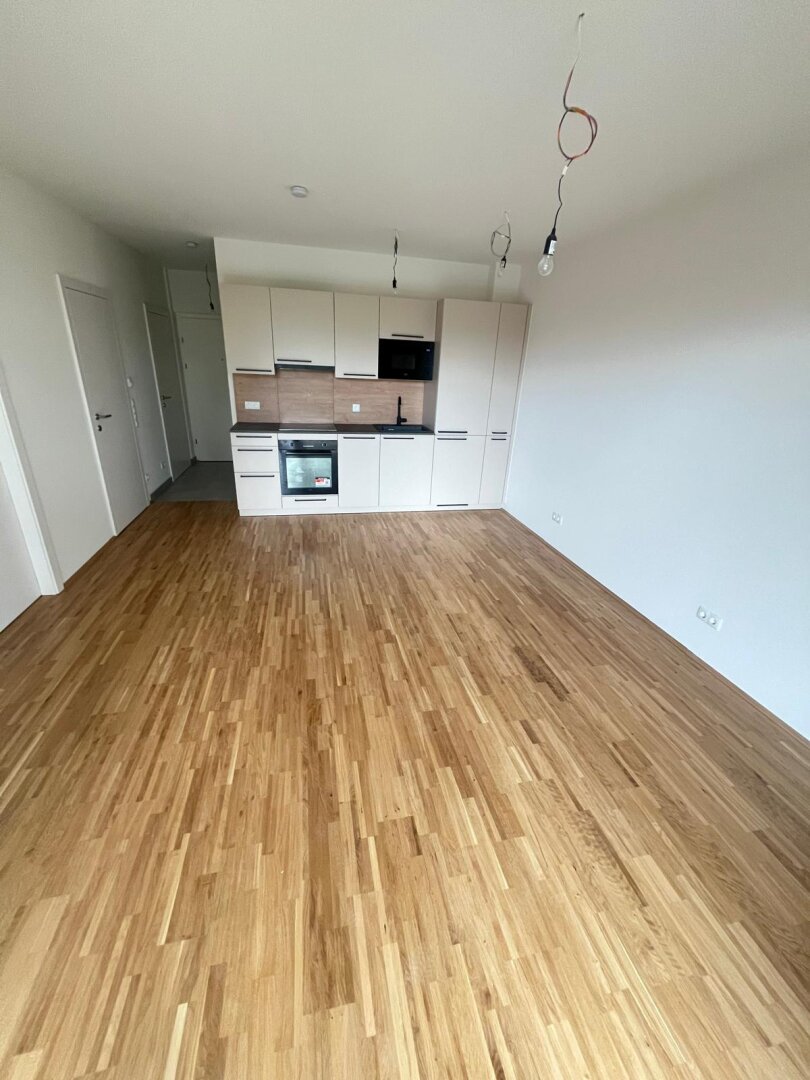 ERSTBEZUG : Überaus elysische Eineinhalbzimmerwohnung mit Tiefgaragrenplatz und Balkon im Bezirk St. Peter, zur Miete!