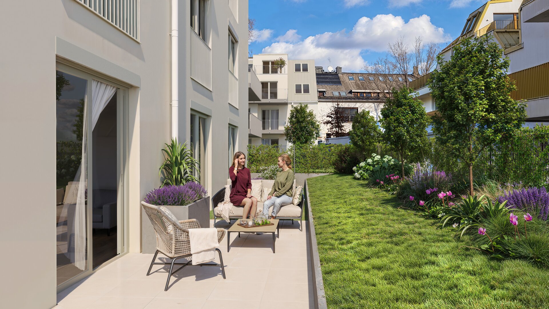 Am Freihof 5 | 1220 Wien | Terasse | Garten | Top 1.02 (Visualisierung)