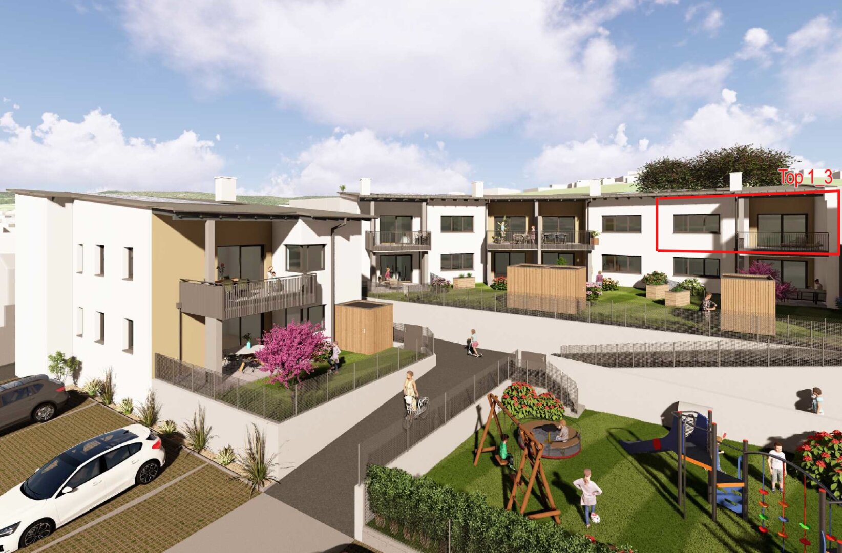 Exklusives Neubauprojekt: Moderne 2-4 Zimmer Wohnungen mit Garten/Terrassen