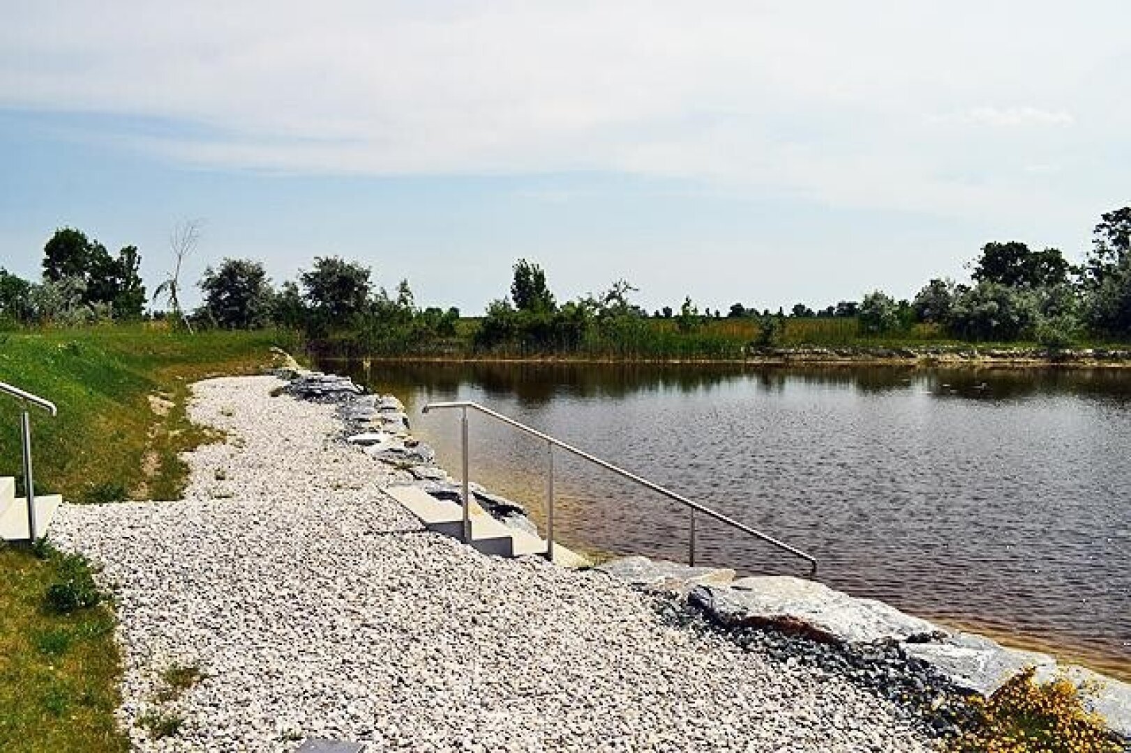 Strand zum See