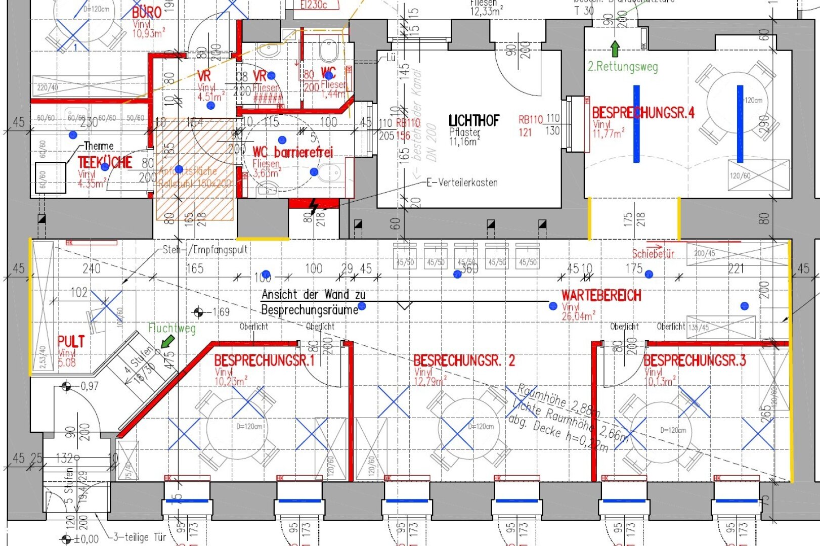 Nähe U6 Burggasse-Stadthalle: Schön Sanierte Geschäfts- oder Büroräumlichkeiten