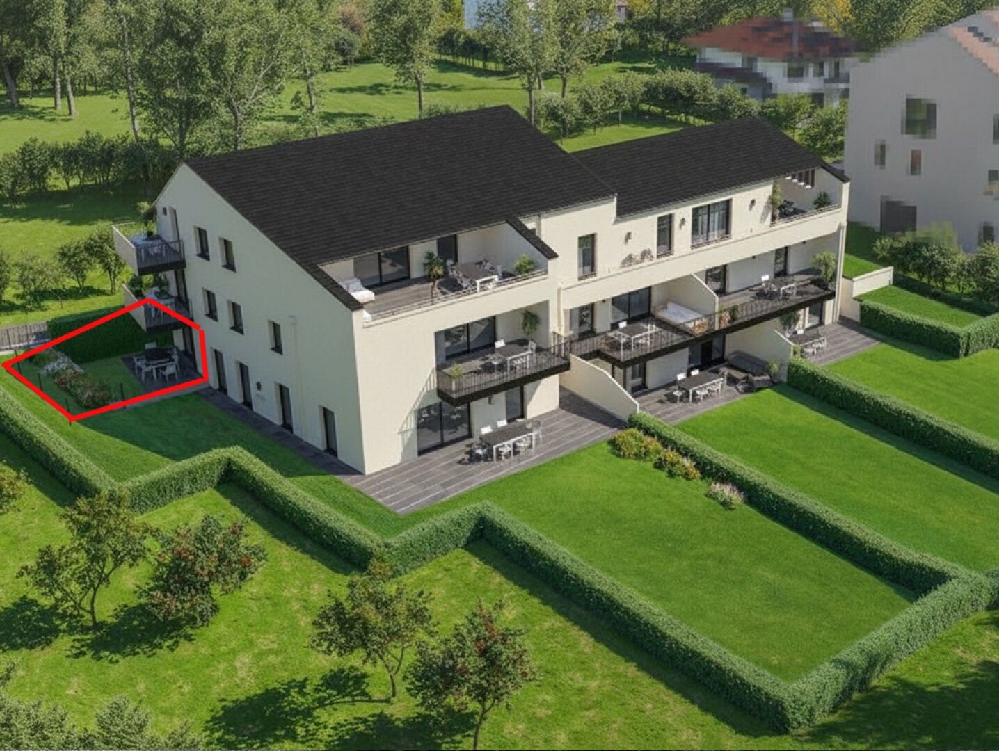 🌻🌼🌺Gartenwohnung mit 58m² Außenflächen (Top 3) - Neubauprojekt am Kremser Steindl