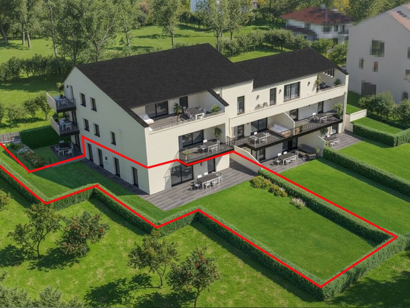 🌻🌼🌺Gartentraum mit 400m² Außenflächen und 7 Terrassentüren (Top 4) - Neubauprojekt am Kremser Steindl