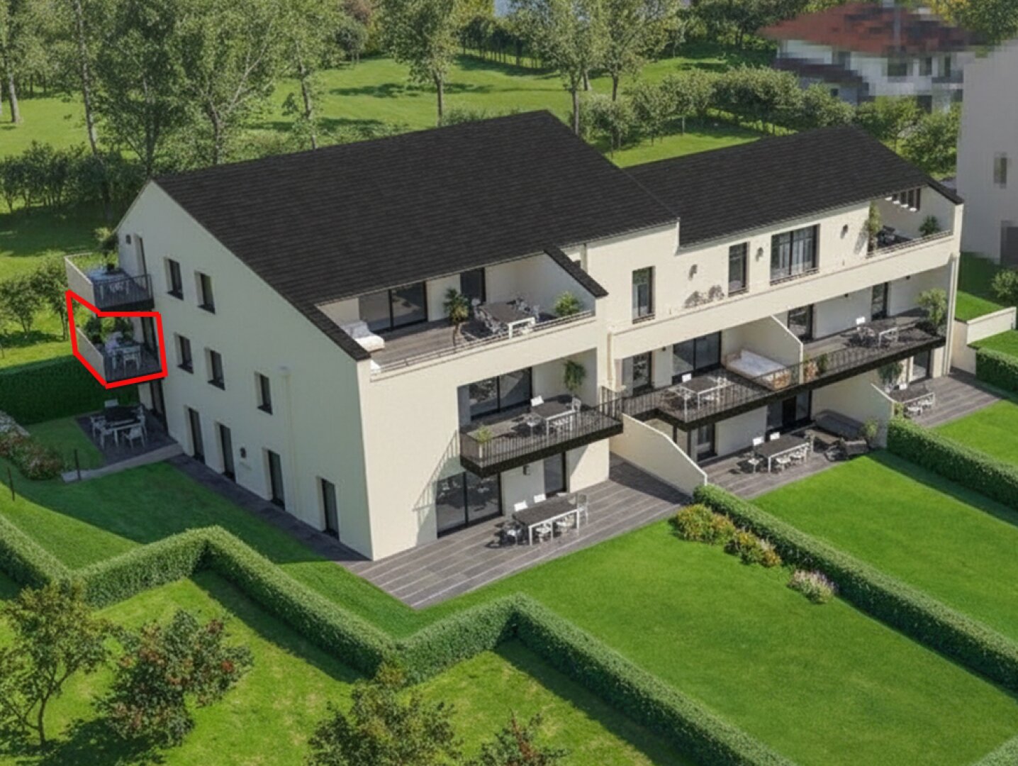2-Zimmer Wohnung mit 9m² Balkon und Blick in´s Grüne (Top 7) - Neubauprojekt am Kremser Steindl