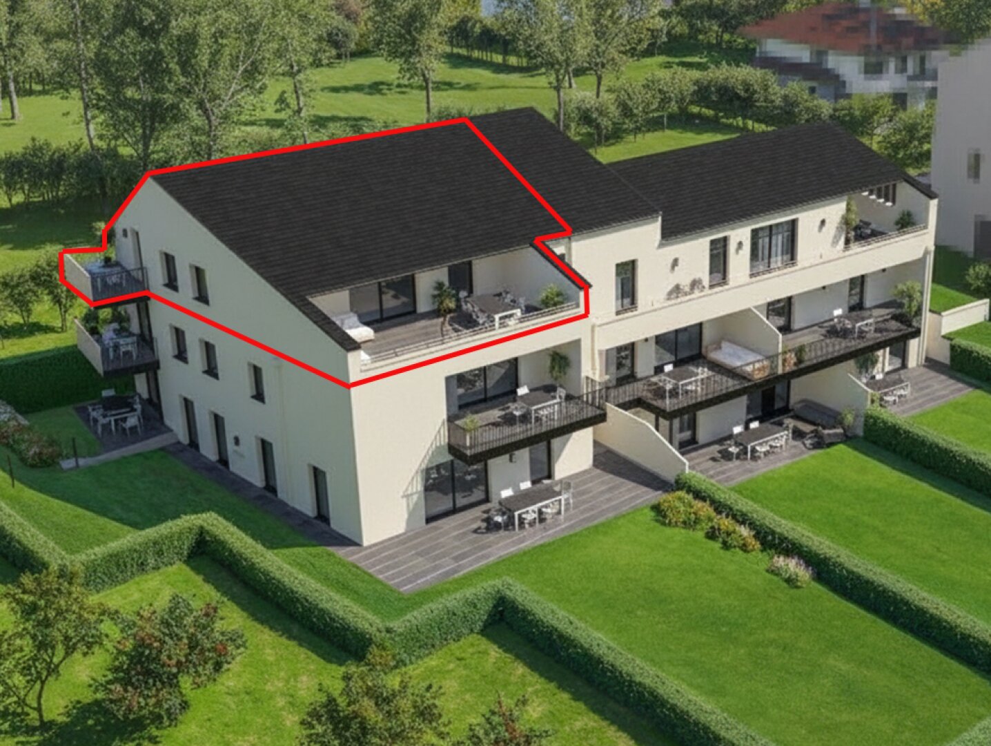 Großzügiger Dachgeschoßtraum mit 58m² Terrasse (Top 10) - Neubauprojekt am Kremser Steindl