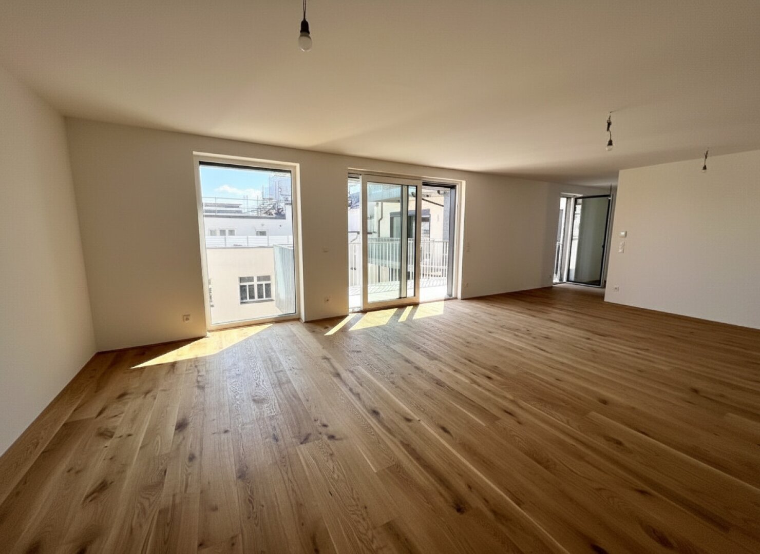 Wohnküche, Parkett, 45 m²