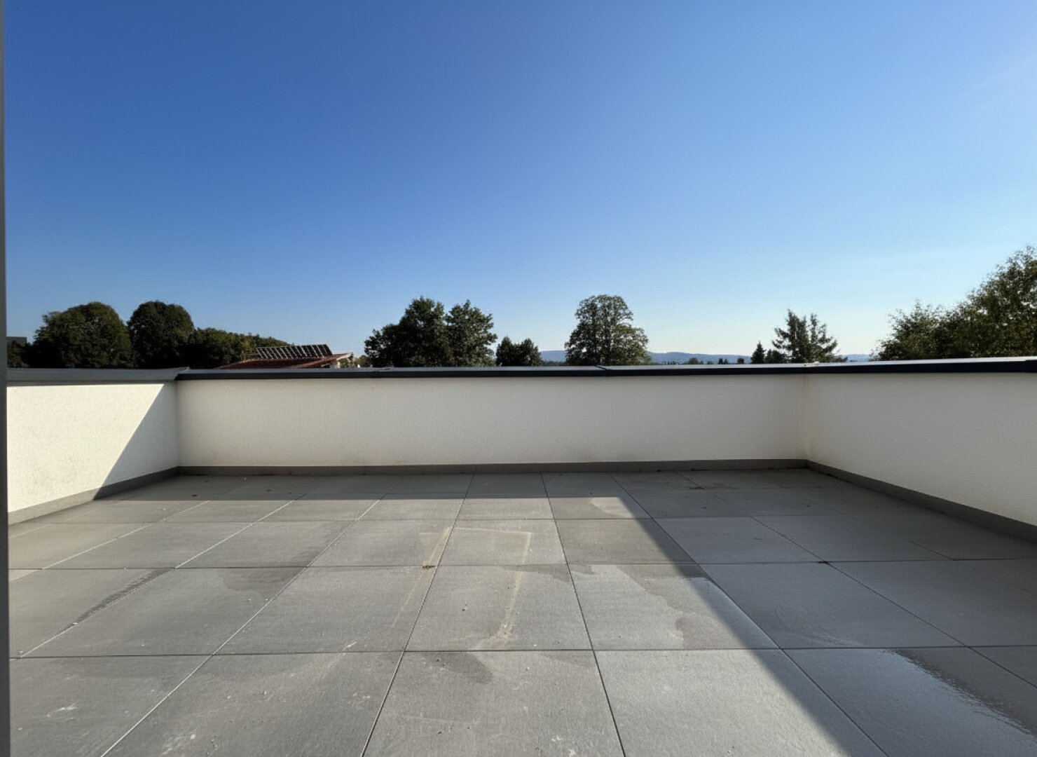 Großzügige Dachterrasse (südseitig)