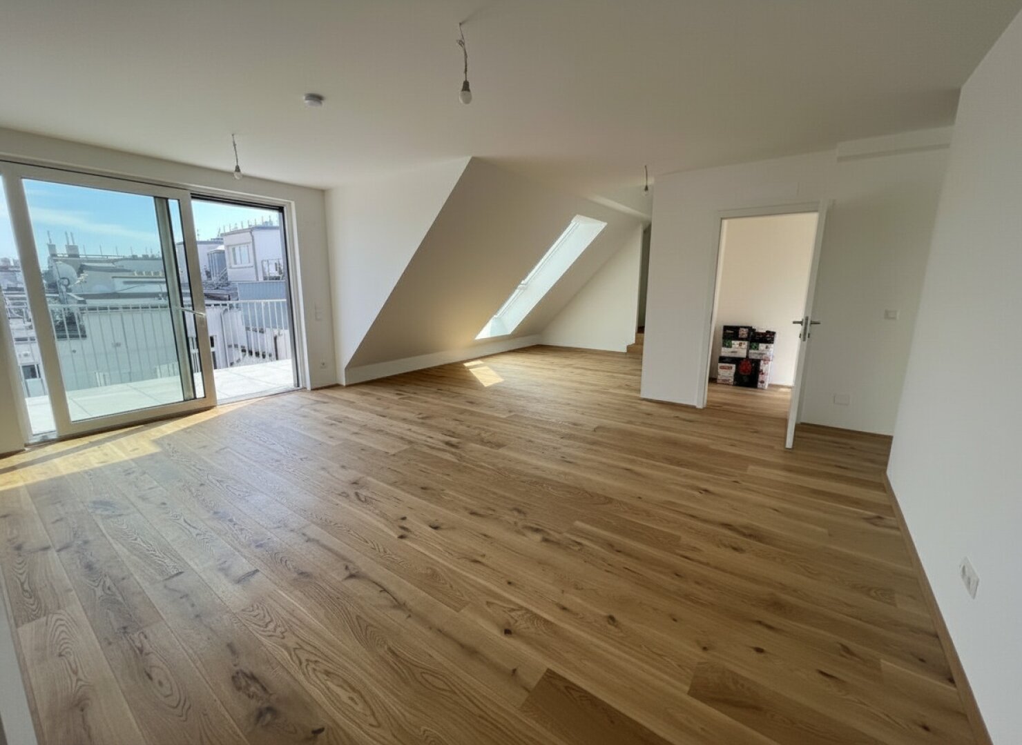 Wohnzimmer, Parkett, 38 m²