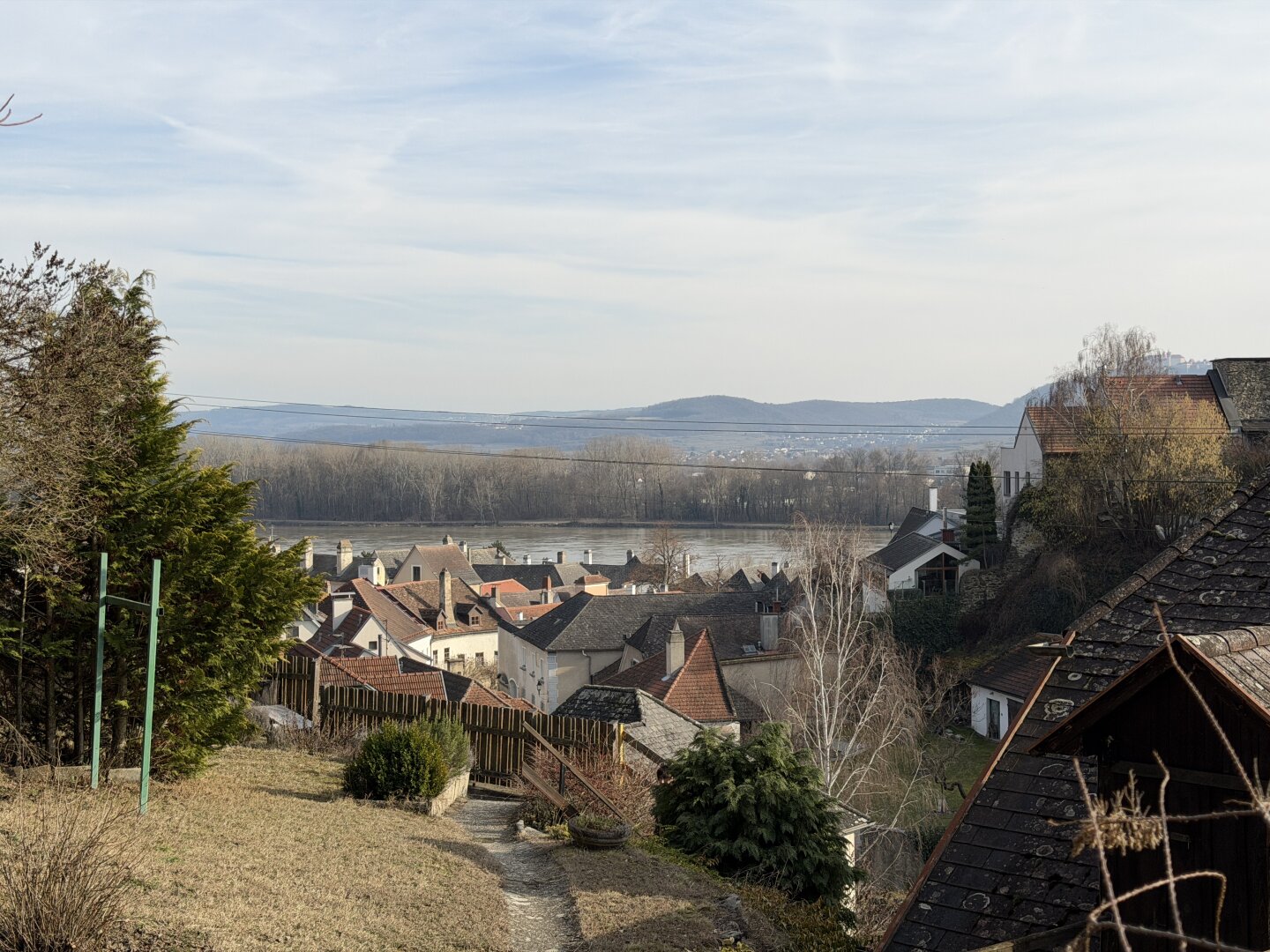 Ausblick vom Garten