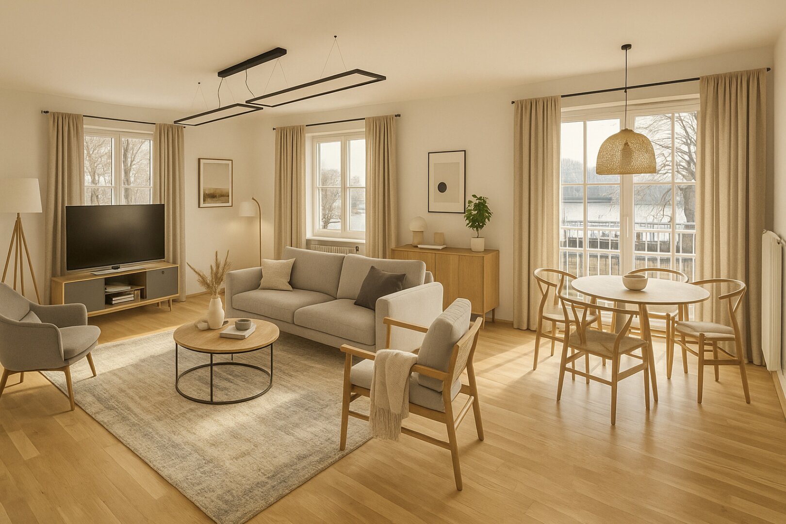 Visualisierung Wohnzimmer