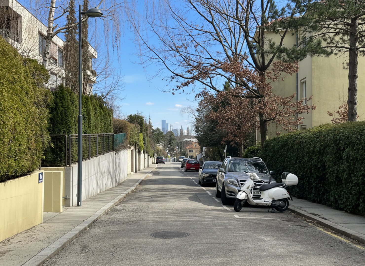 Ausblick nach rechts Richtung City