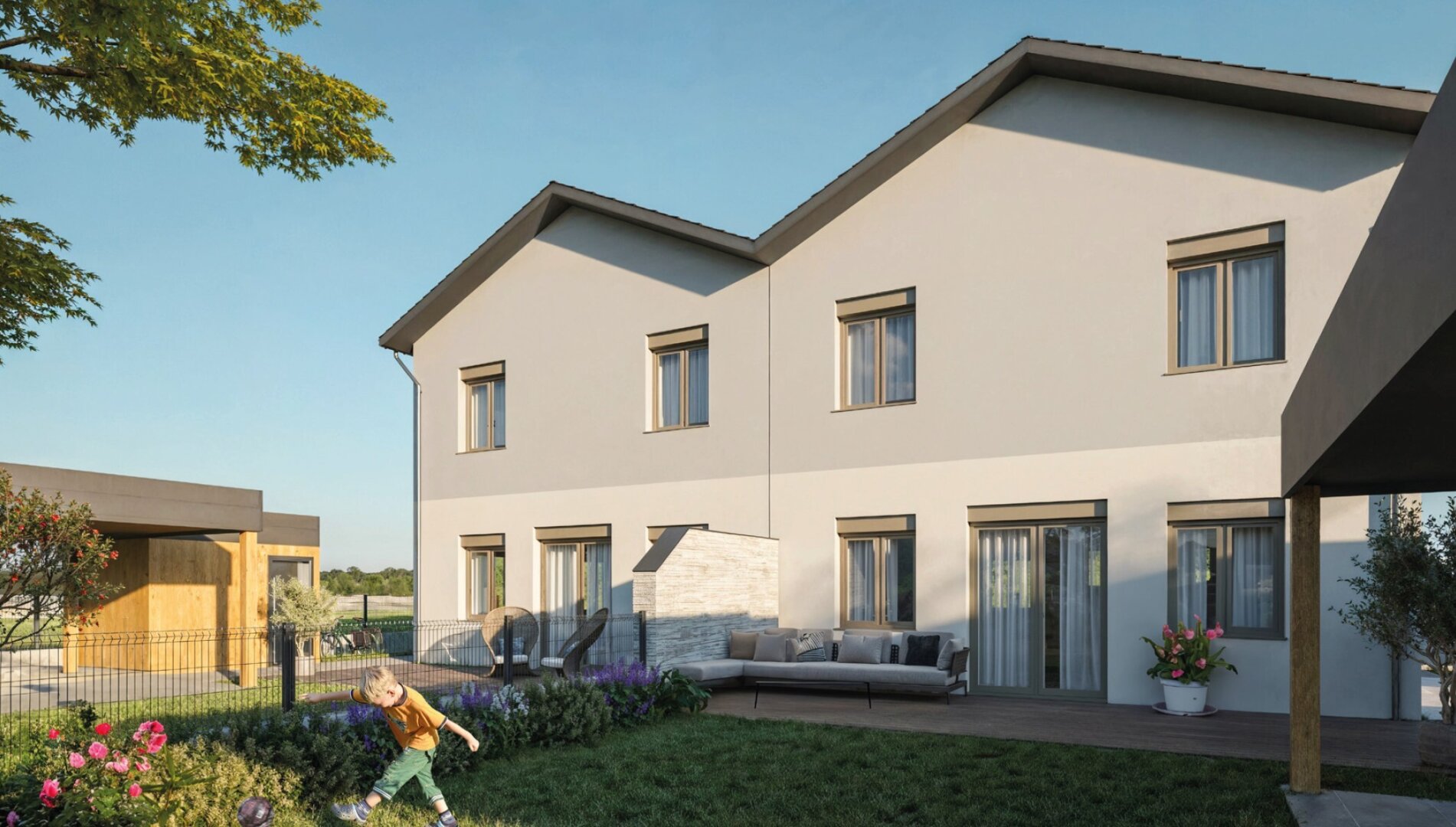 Reihenhausprojekt "Wohnen im Kornfeld"