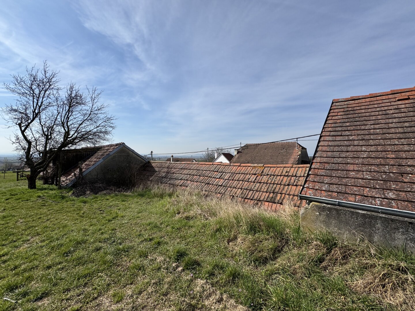 Platz für eine mögliche Terrasse