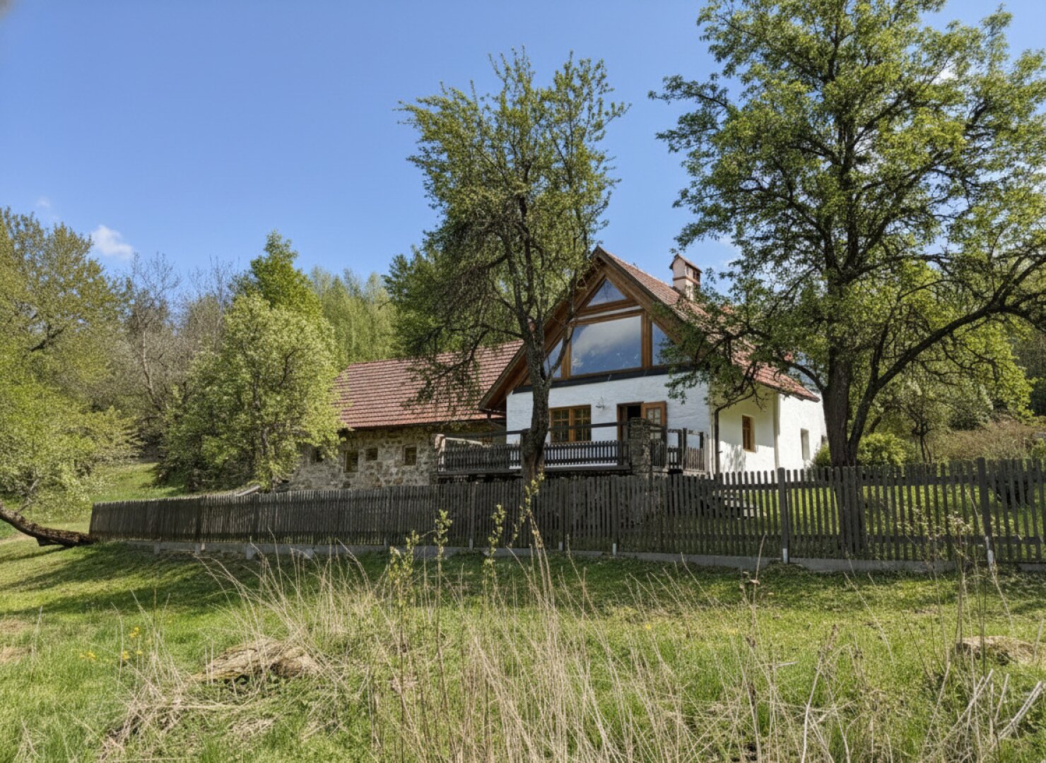 Panoramafenster im Dachgeschoß