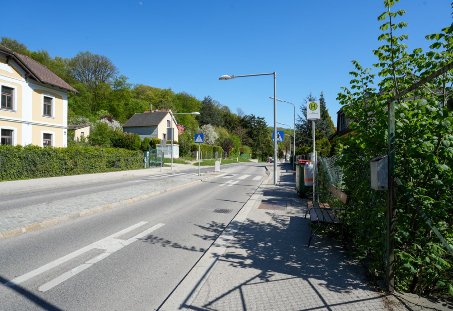Stadteinwärts