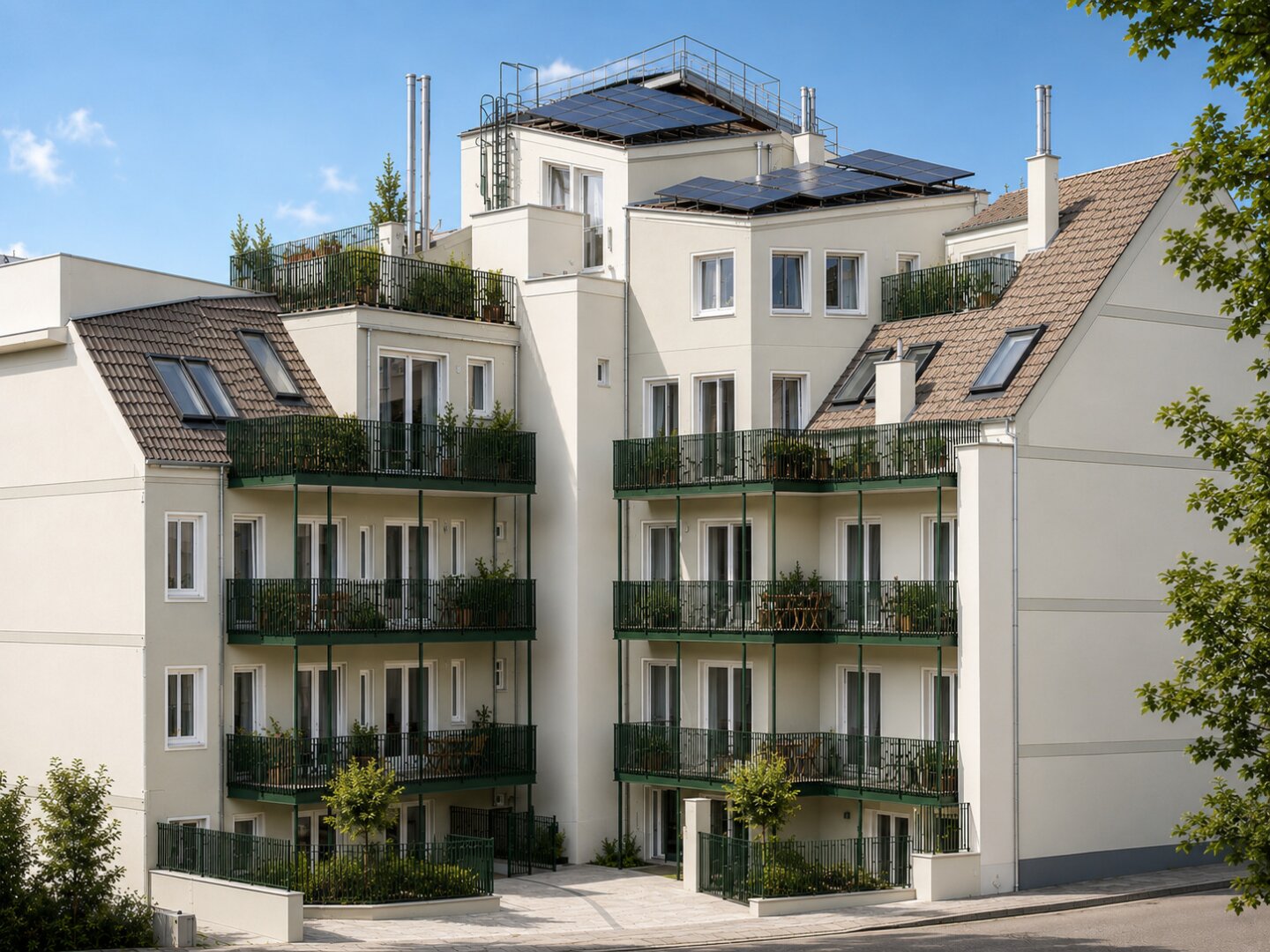 Ruhe im städtischen Treiben: 12 hochwertige Erstbezug-Mietwohnungen in generalsaniertem Jahrhundertwendehaus