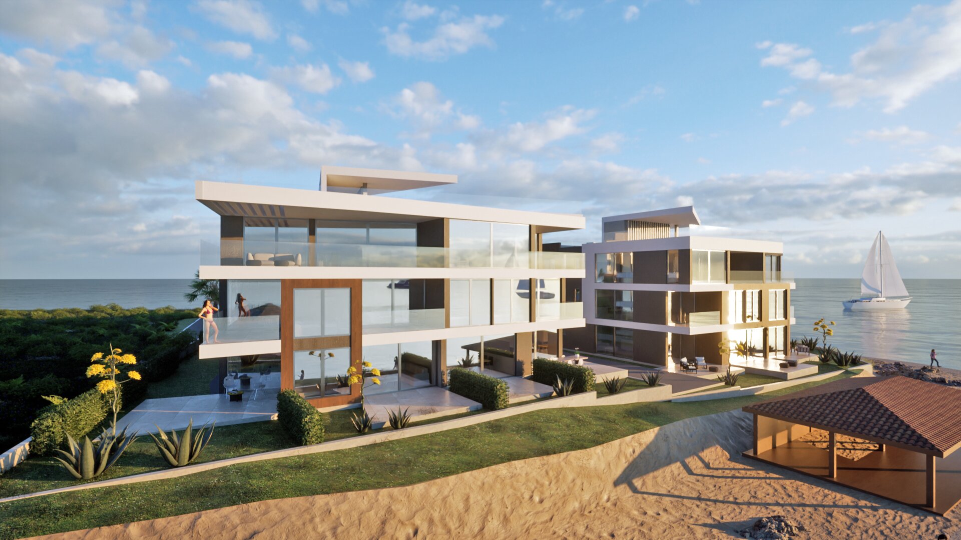 Direkte Strandlage! 3-Zimmer Maisonettewohnung mit uneingeschränktem Blick!
