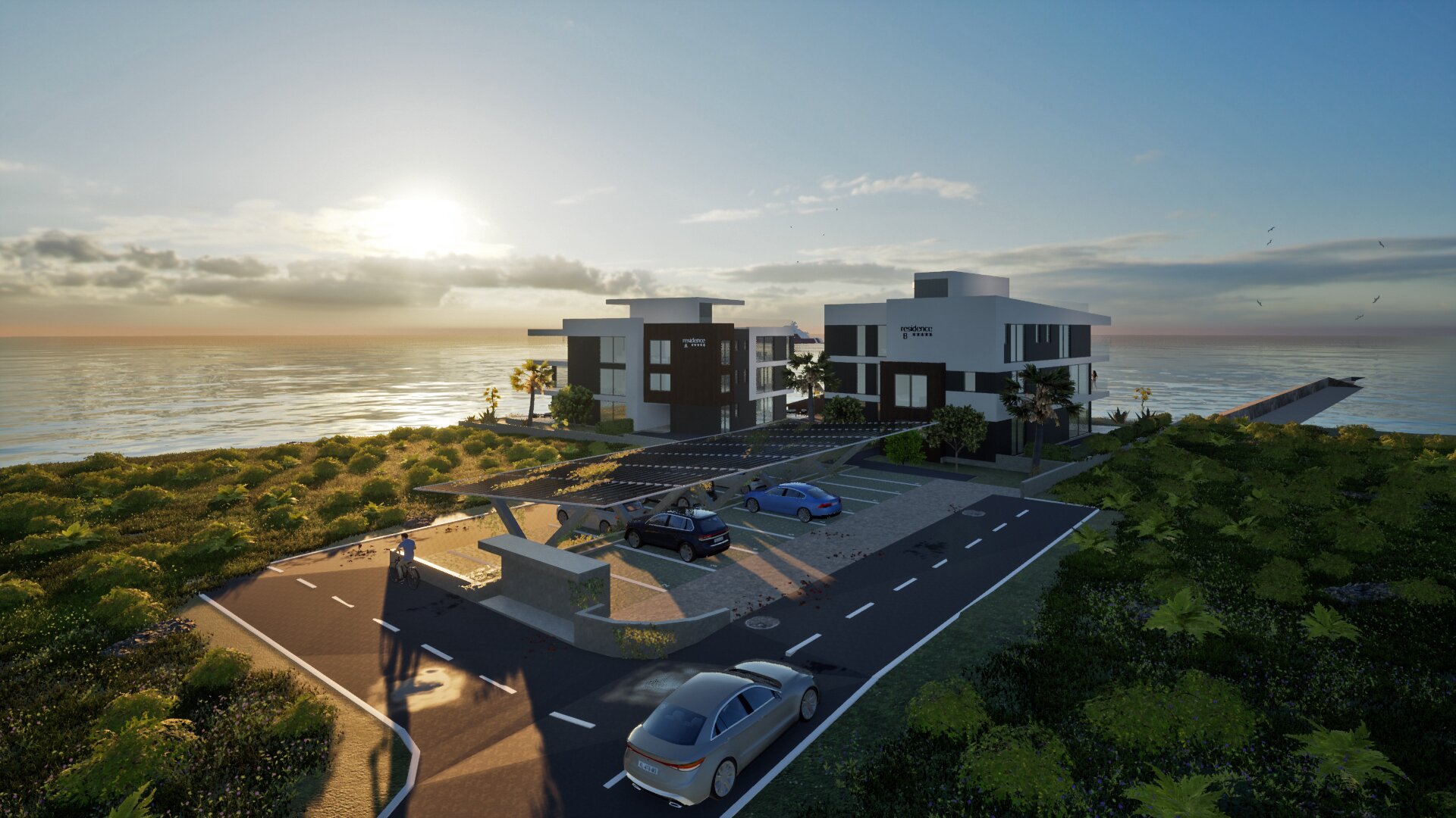 PENTHOUSE mit rund um Meerblick! 4 Zimmer und 50 m2 Freiflächen!