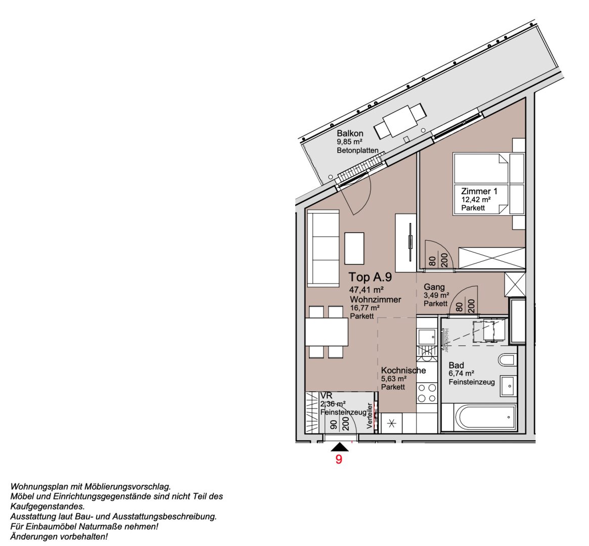 *ANLEGERPREIS* Provisionsfreie 2-Zimmer Wohnung mit Blick ins Grüne und in Gehnähe der Alten Donau!