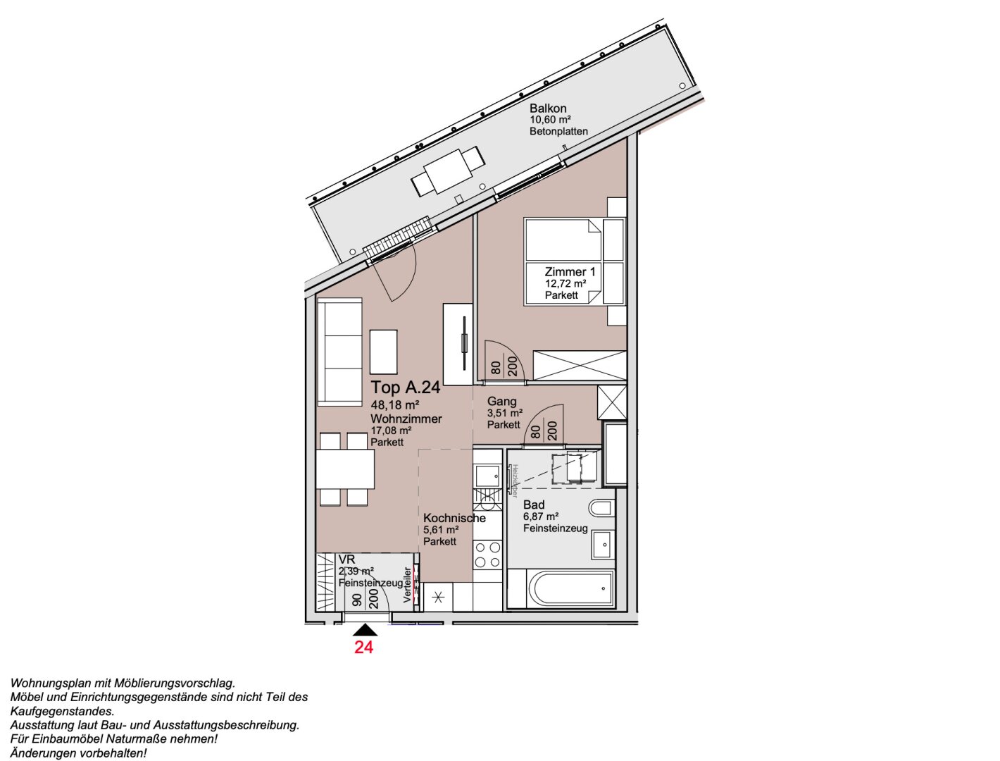 *ANLEGERPREIS* Unweit der Alten Donau und Donauzentrum - 2 Zimmer Wohnung mit 10 qm Balkon