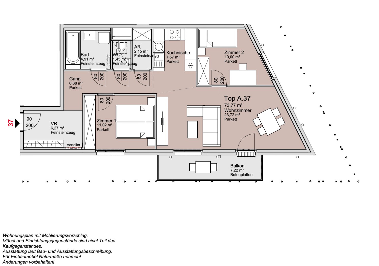 *ANLEGERPREIS* 6. Liftstock! Provisionsfreie 3 Zimmer Familienwohnung unweit der Alten Donau