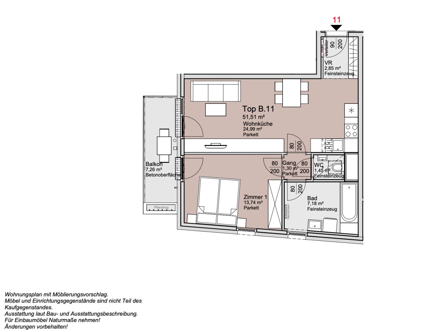 *ANLEGERPREIS* Provisionsfreie 2-Zimmer Wohnung unweit des Donauzentrums!