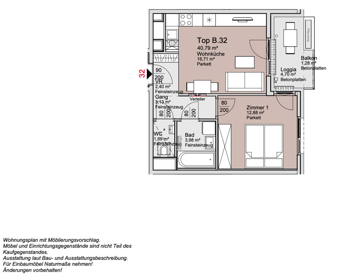 *ANLEGERPREIS* Provisionsfreie 2-Zimmer Wohnung im 4. Stock!