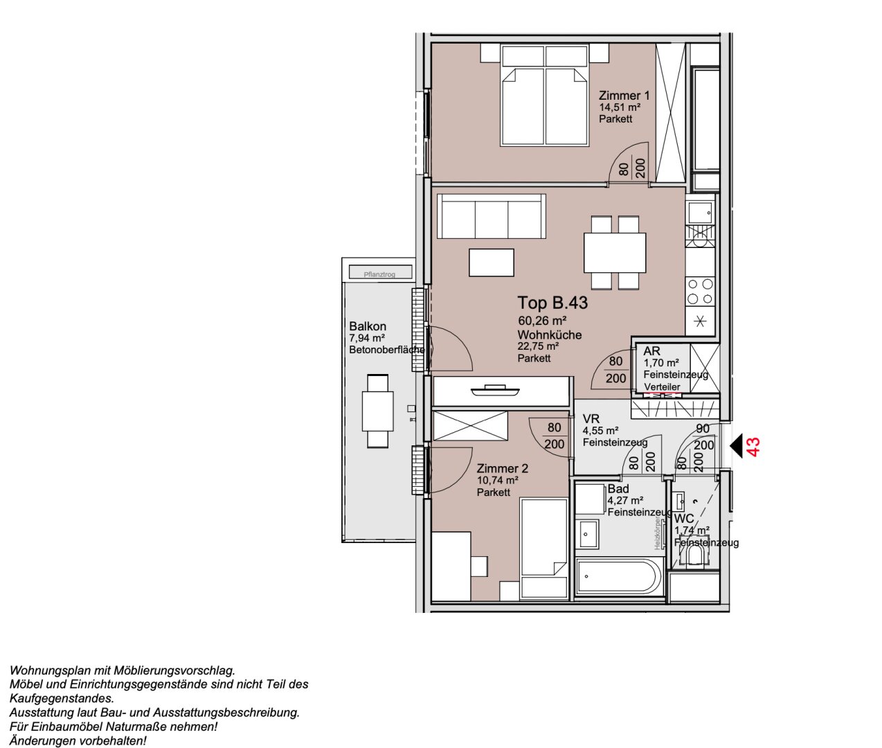 *ANLEGERPREIS* Provisionsfreie 3-Zimmer Dachgeschosswohnung unweit des Donauzentrums!