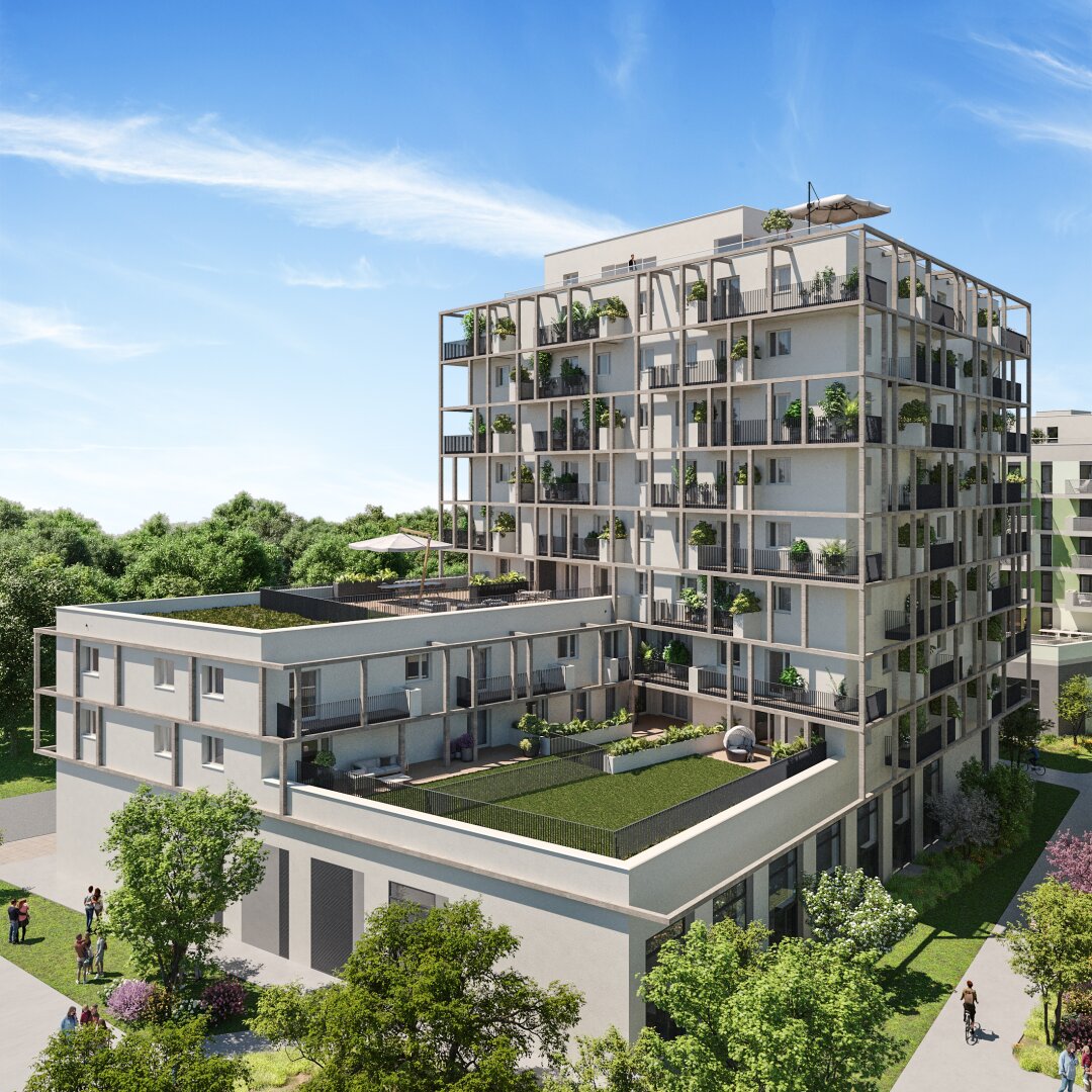 *ANLEGERPREIS* 8. Stock! Provisionsfreie 3-Zimmer Dachgeschosswohnung mit Balkon!