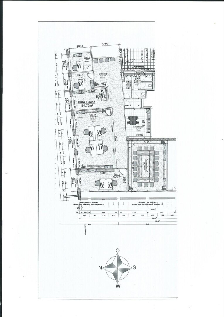 Plan - Helle Büroetage im Businessboulevard Miete Schallmoos Salzburg