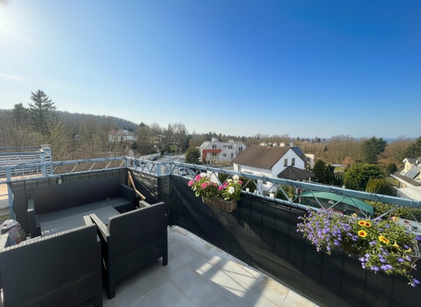 Ausblick von der Terrasse