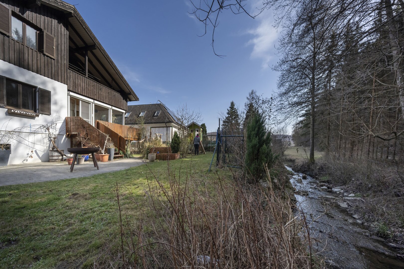 Haus Garten Wald
