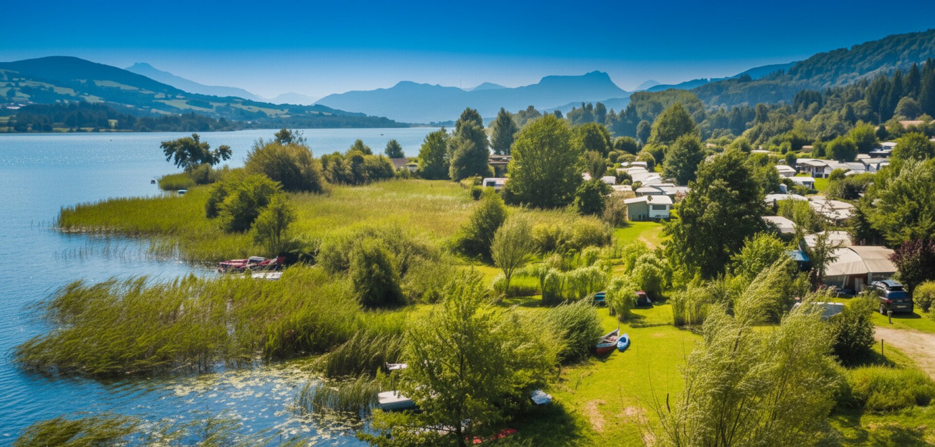 moderne Mobilheime direkt am See: Wohnen, wo andere Urlaub machen, keine Käuferprovision!