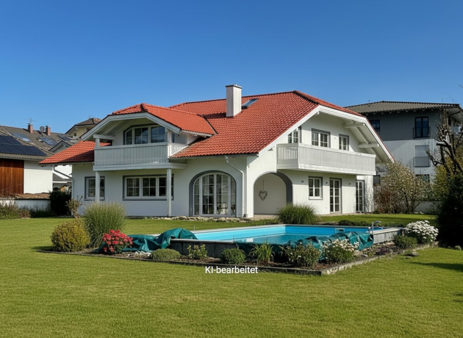 Villa mit Pool in Simbach, 10-Zimmer, mit Garten, Terrasse & Doppel-Garage!