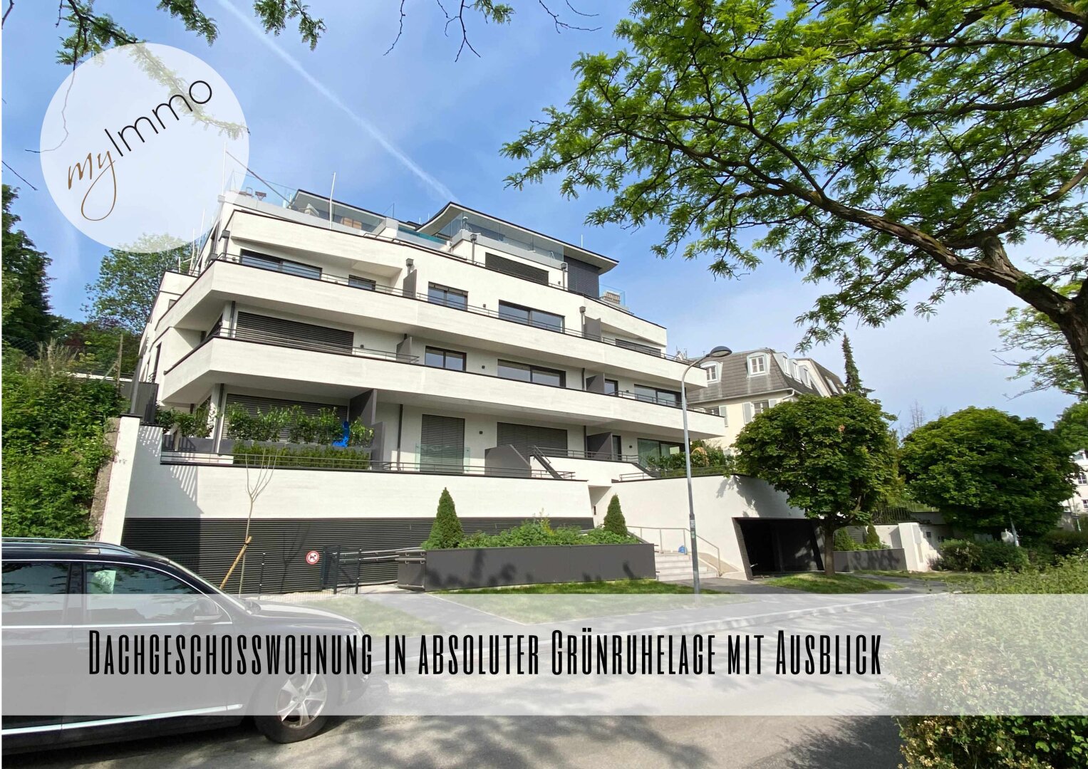 Terrassenwohnung in absoluter Grünruhelage mit Ausblick!