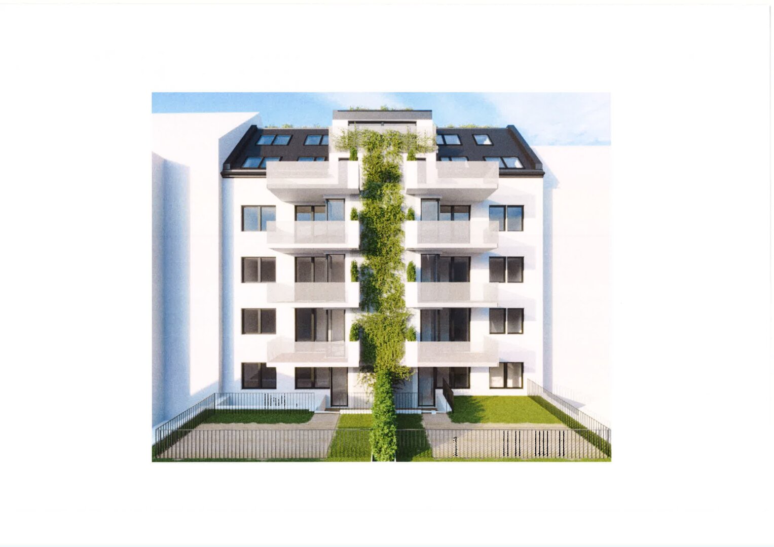BAUGENEHMIGTES WOHNBAUPROJEKT