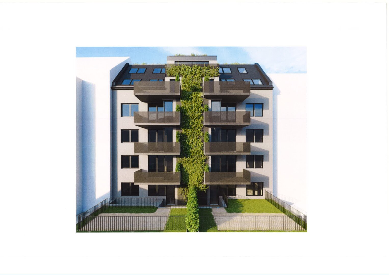 BAUGENEHMIGTES WOHNBAUPROJEKT