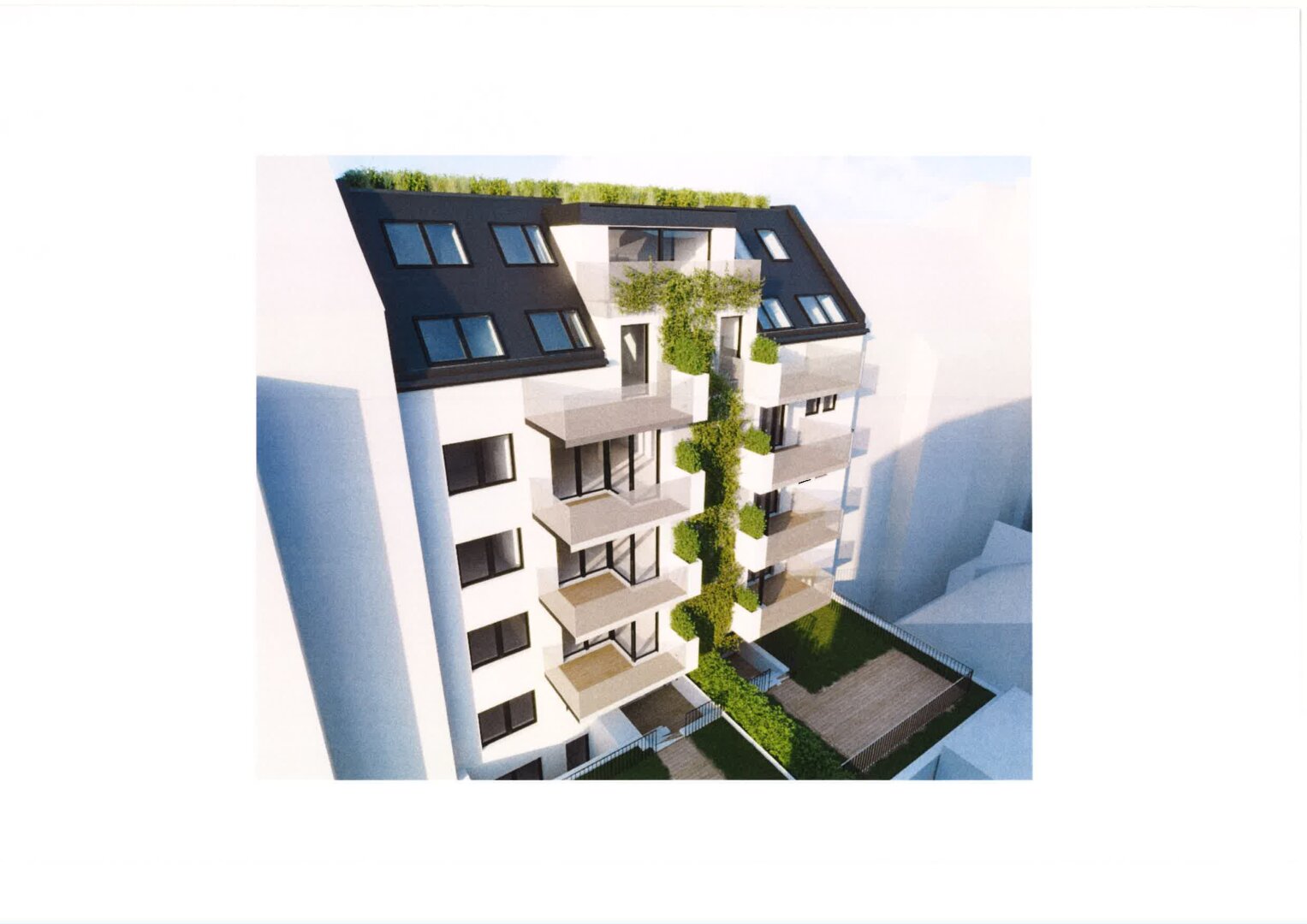 BAUGENEHMIGTES WOHNBAUPROJEKT