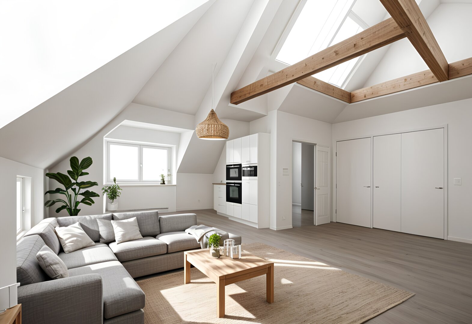 Schöne 3 Zimmer Maisonette im Dachgeschoss